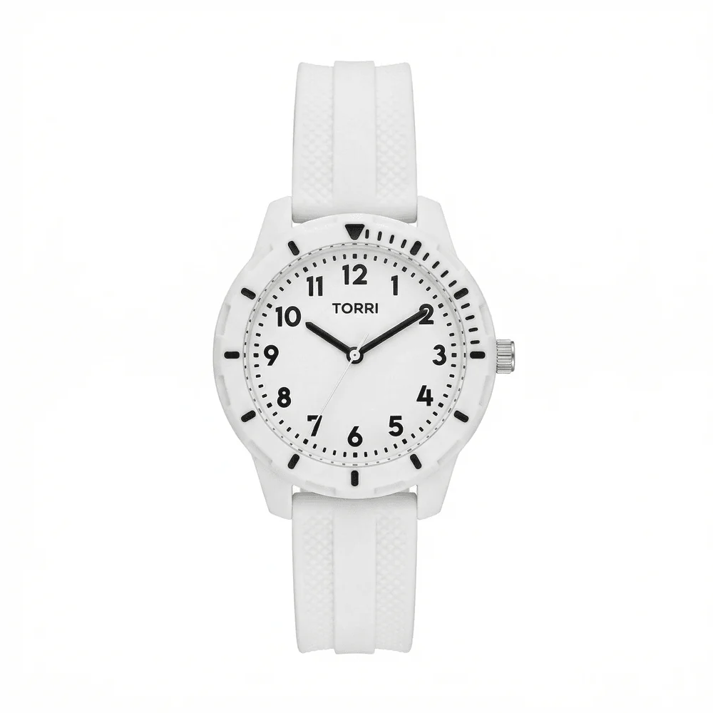 Kids White Watch