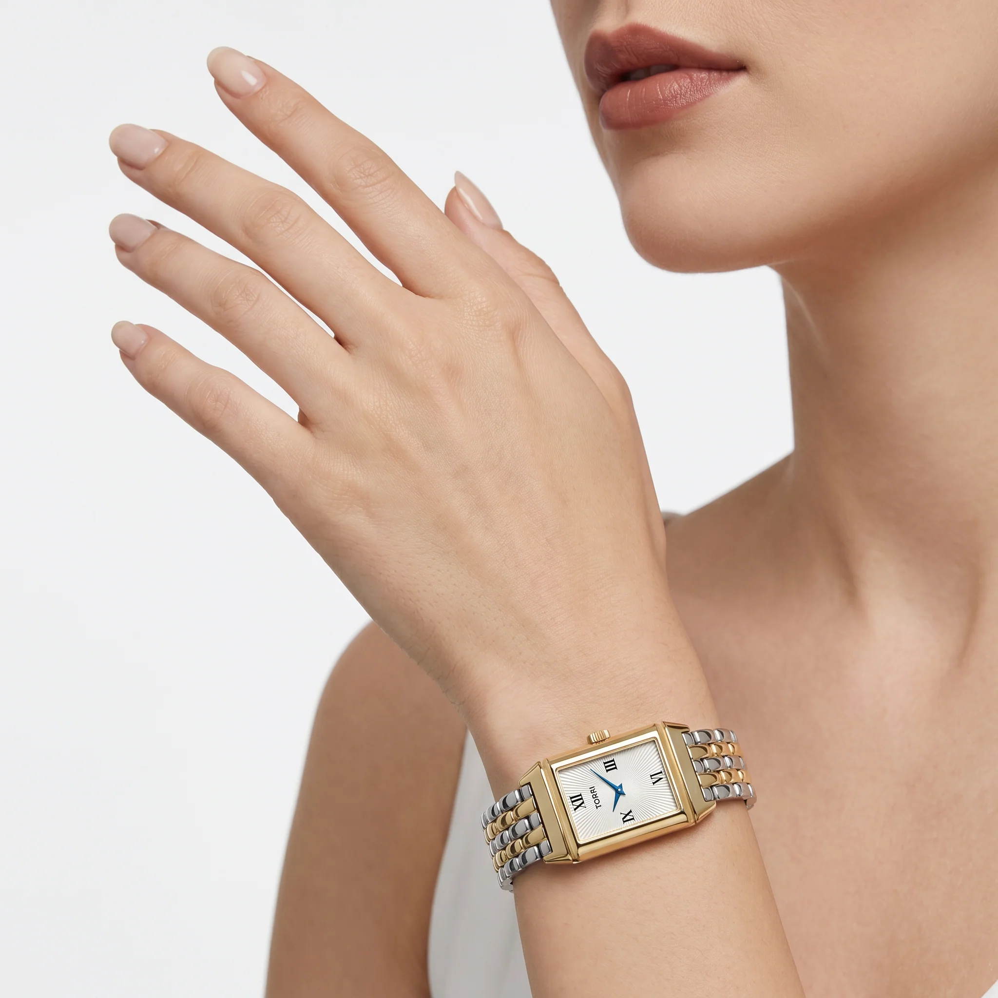 Women Leandro White Watch - Image 2