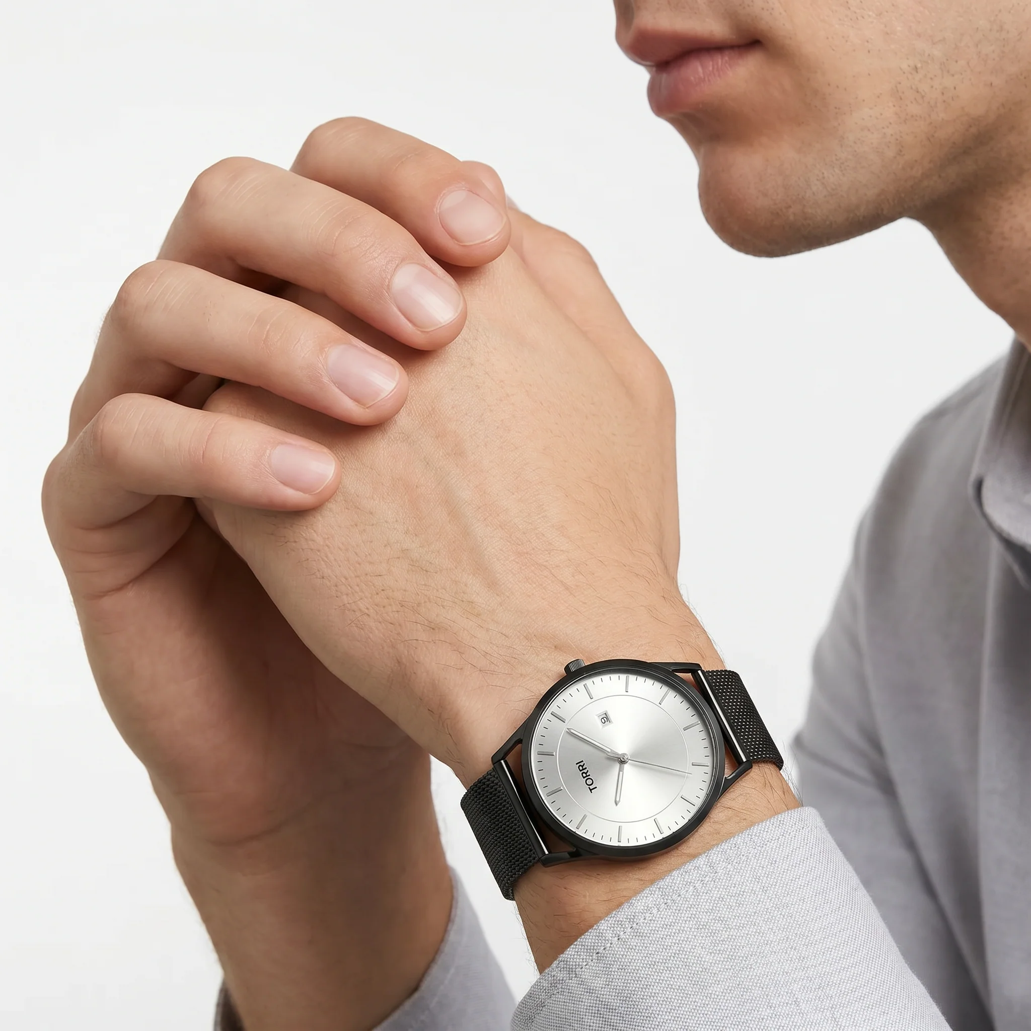 Men Black Watch - Image 2