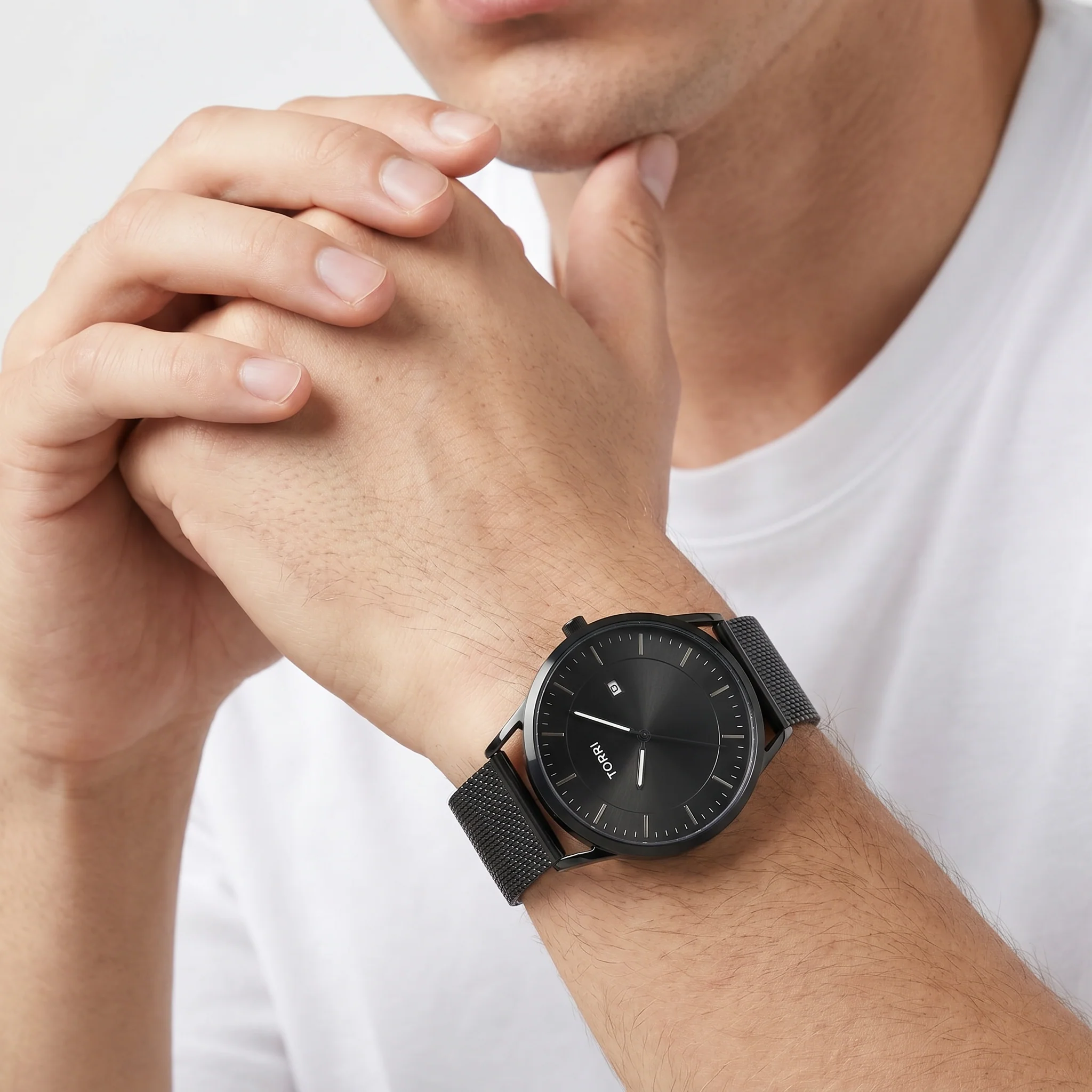 Men Black Watch - Image 2