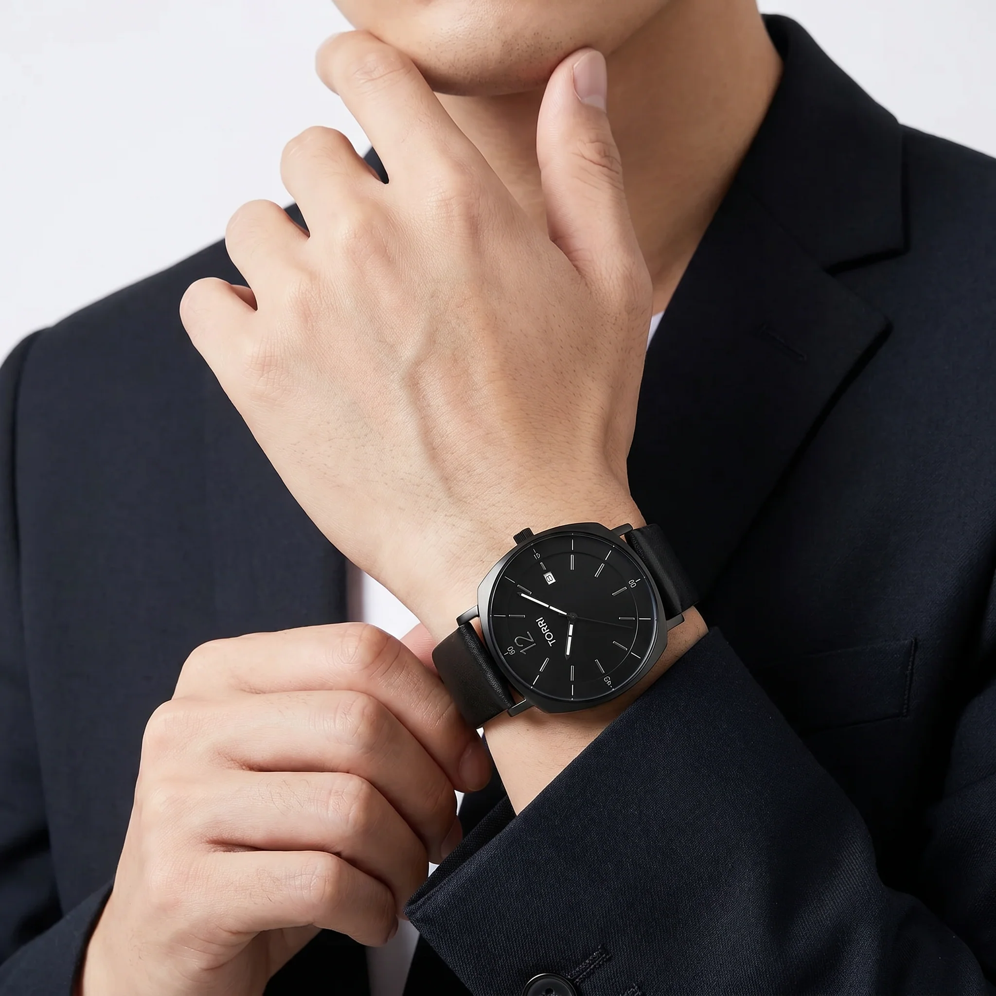 Men Black Watch - Image 2