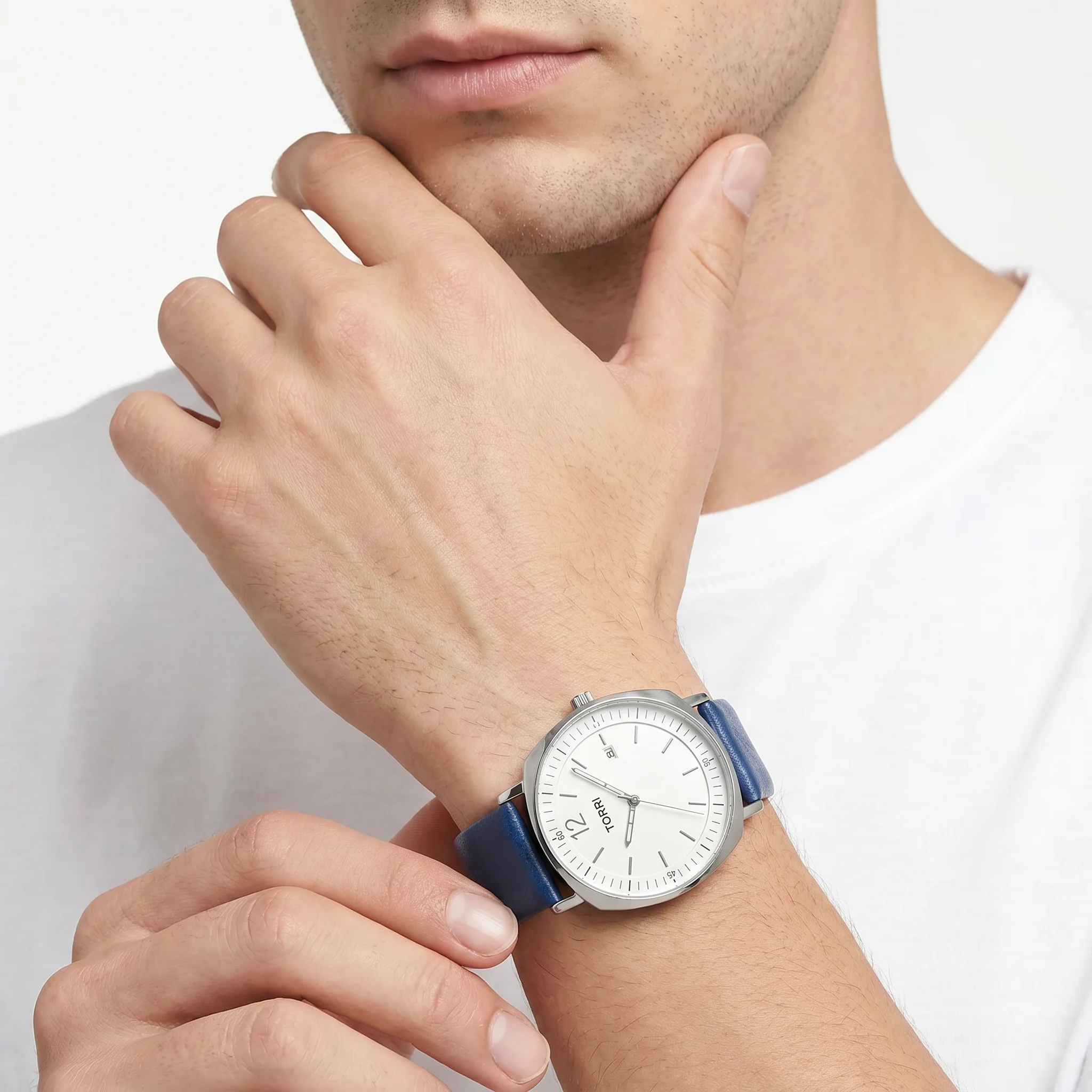 Men Blue Watch - Image 2
