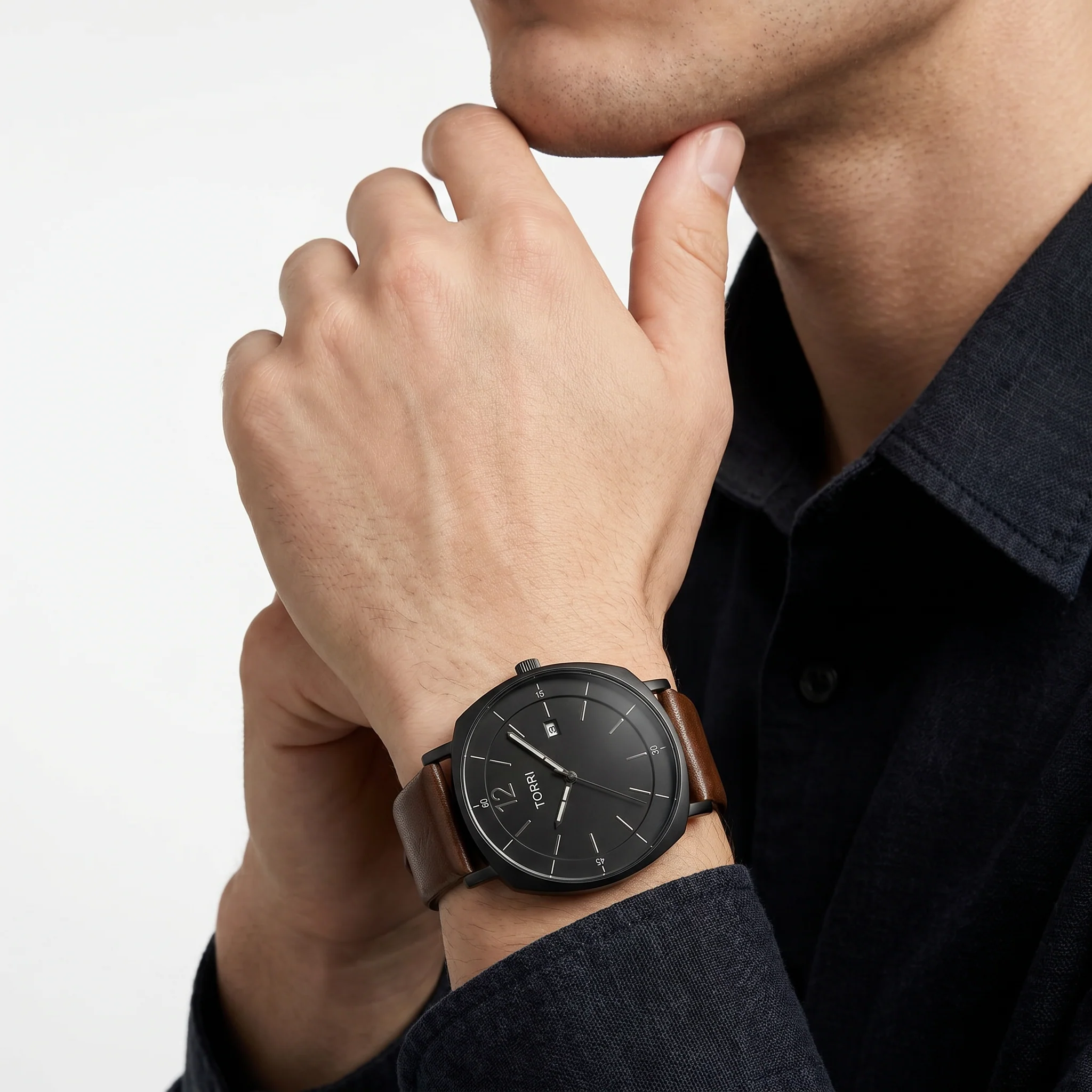 Men Brown Watch - Image 2