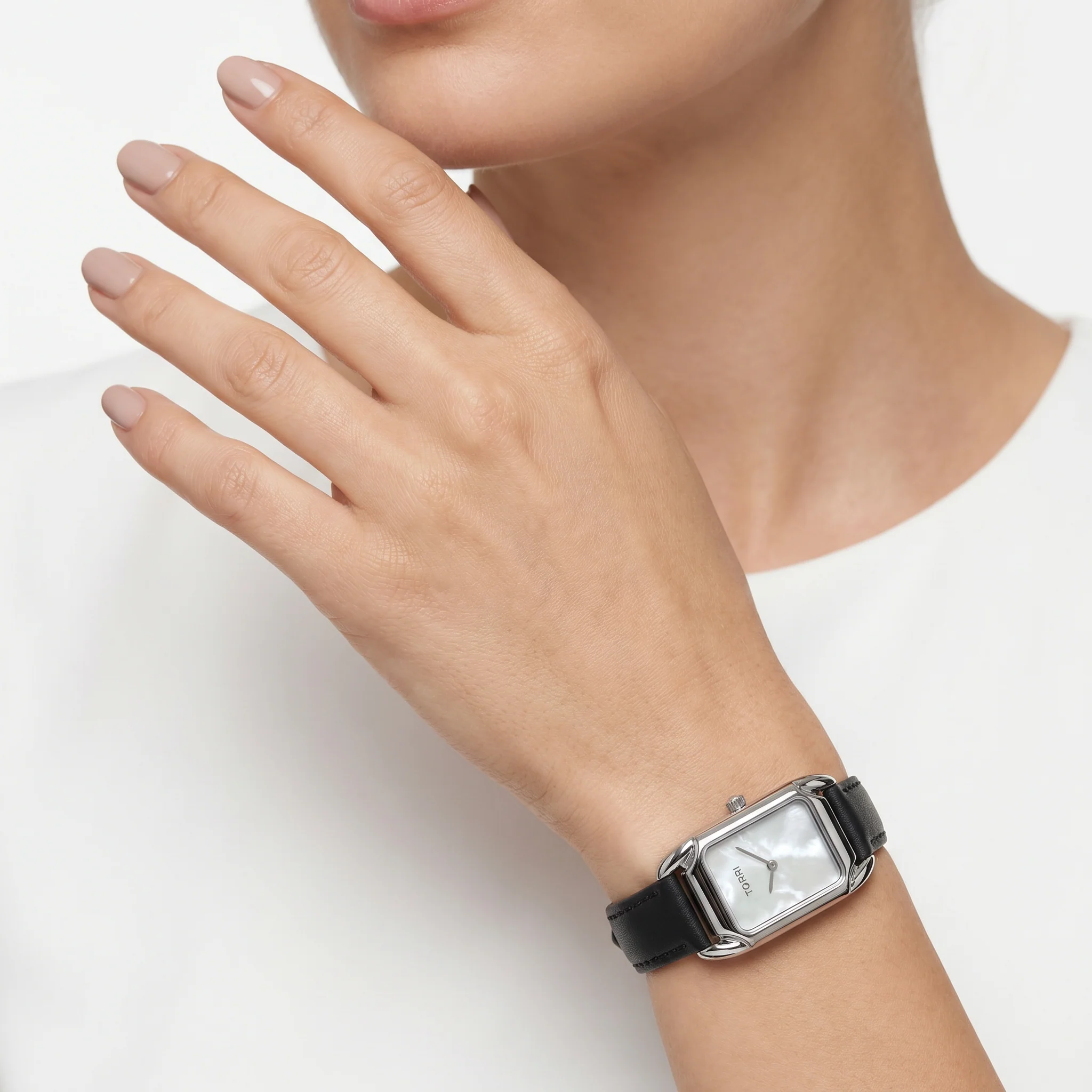 Women White Watch - Image 2