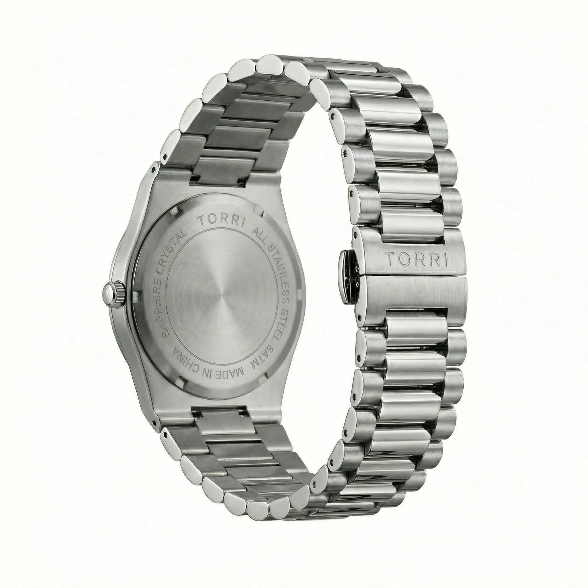 Men White Watch - Image 4