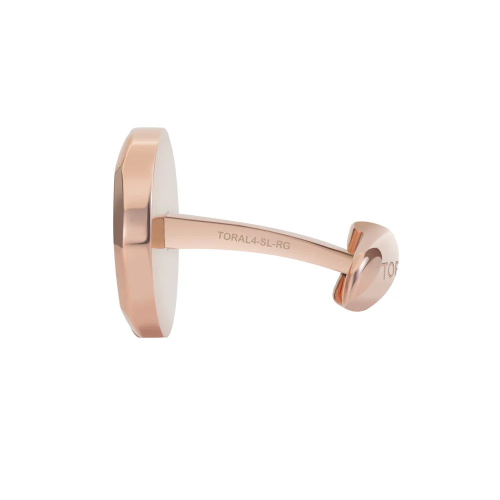 Men Dionigi Rose Gold Cufflink - Image 3