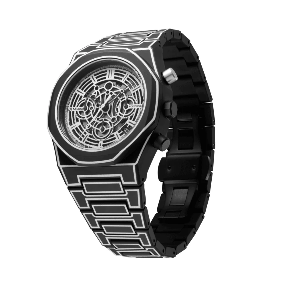 Unisex Black Sketch Watch - Image 3