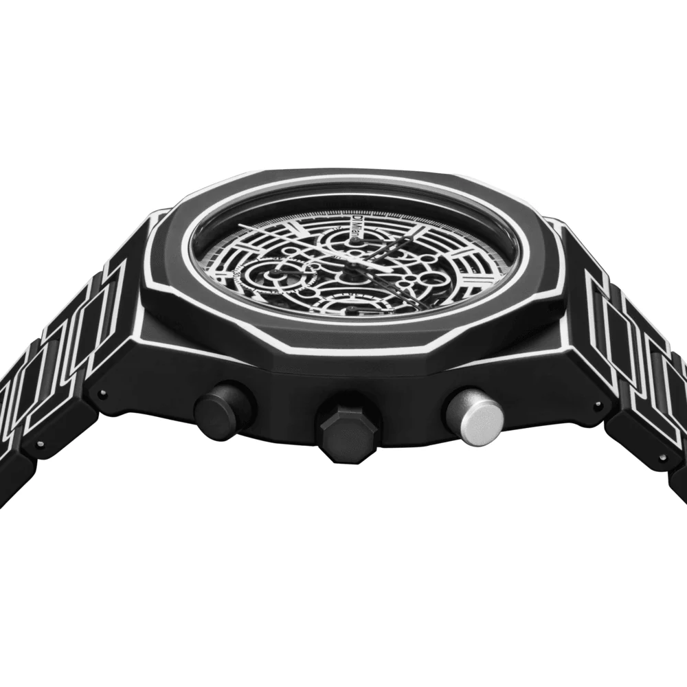 Unisex Black Sketch Watch - Image 5