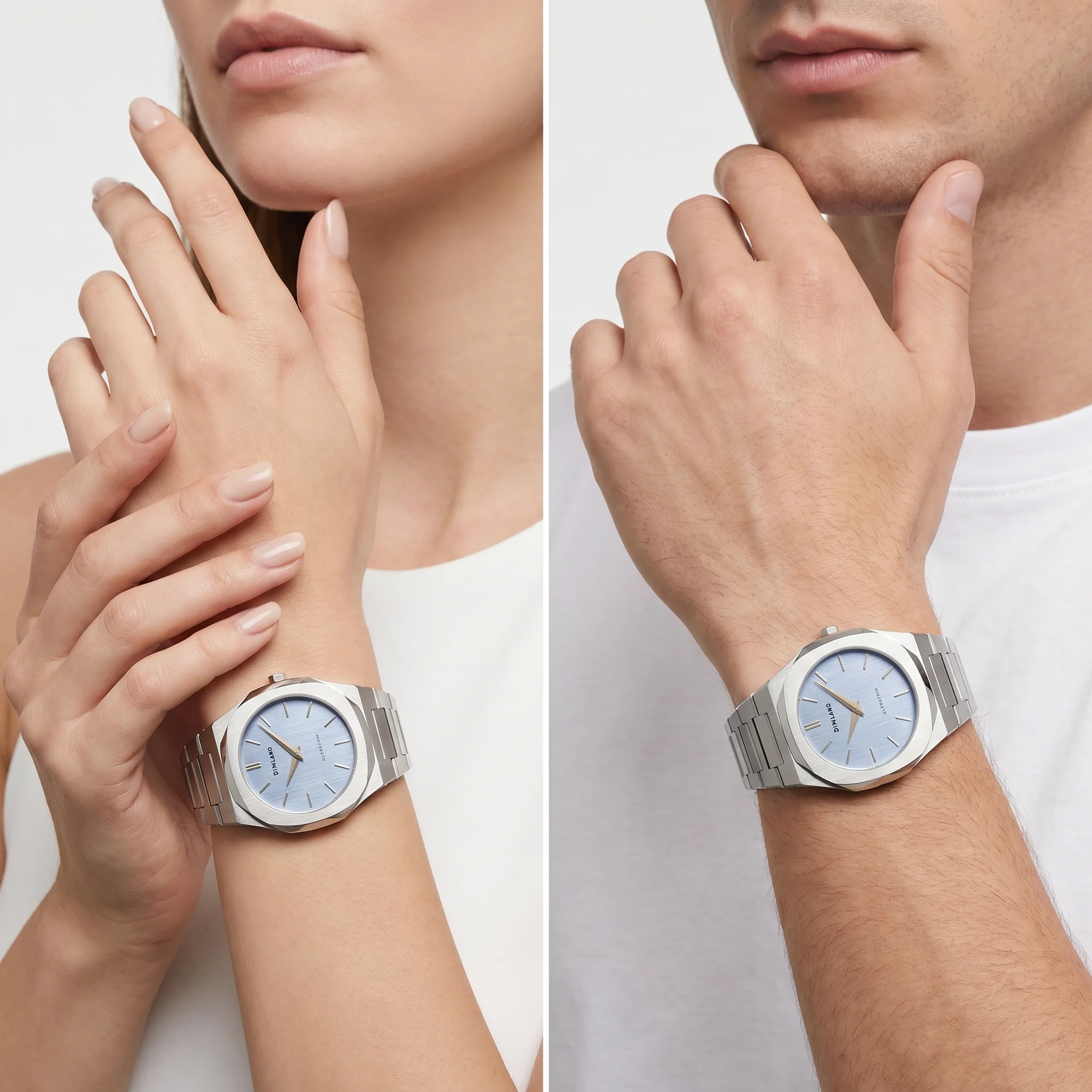 Unisex Indigo Loom Silver Watch - Image 2