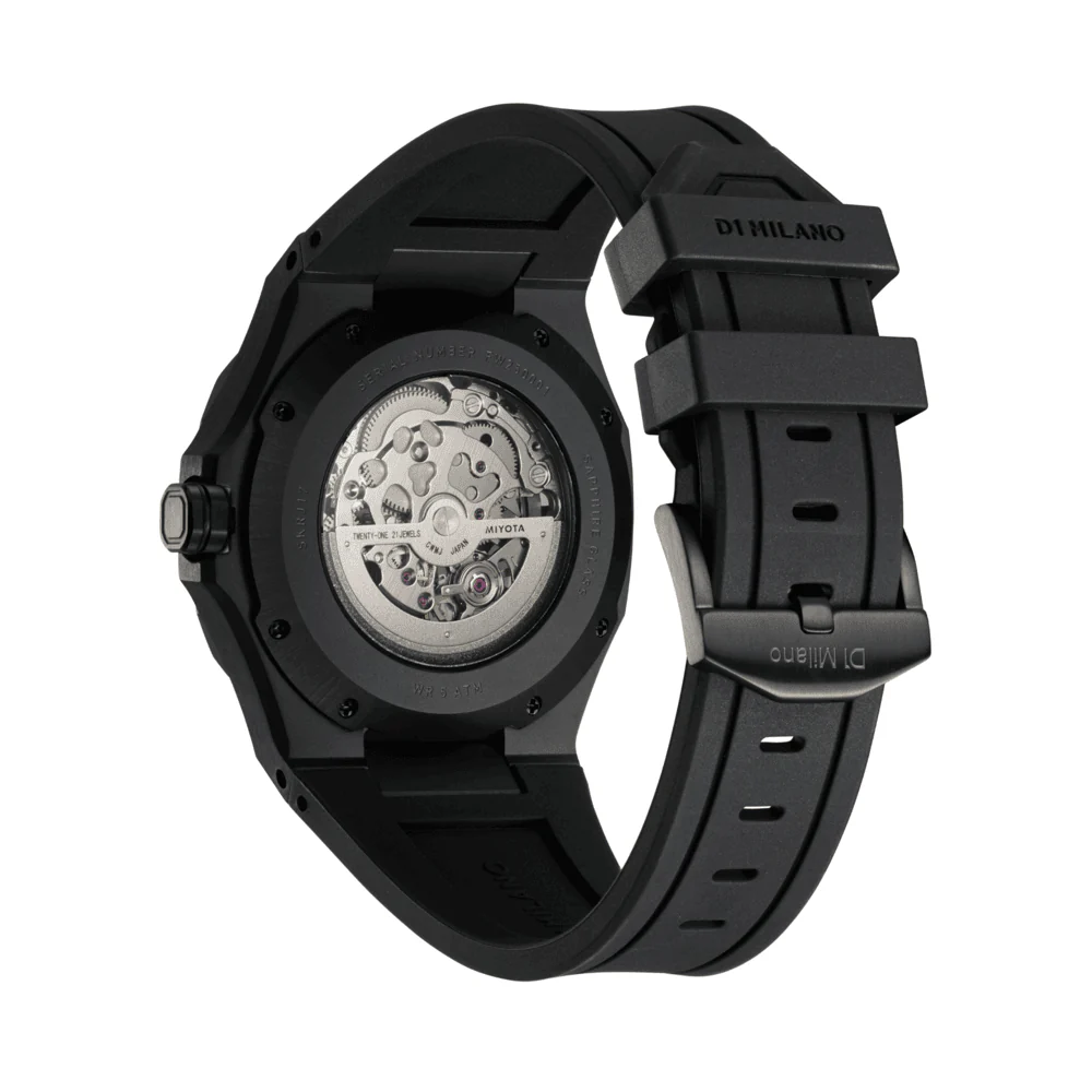 Unisex Jet Black Watch - Image 4