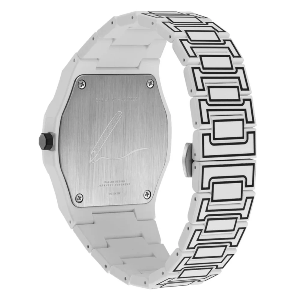 Unisex Polycarbon White Watch - Image 5