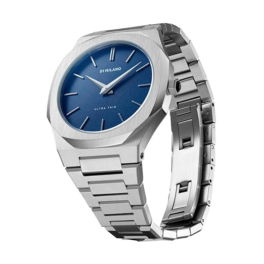 Unisex Ultra Thin Blue Watch - Image 3