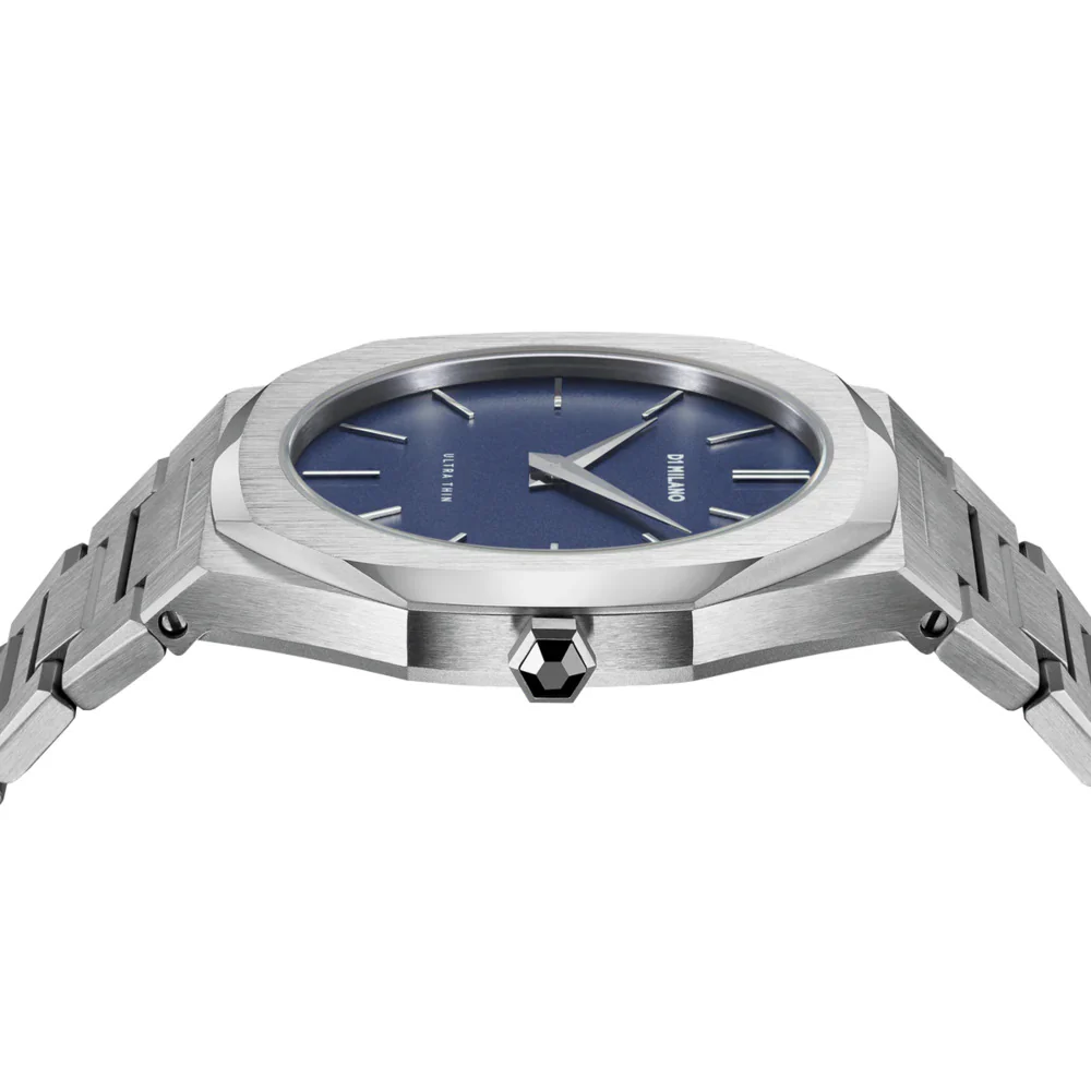 Unisex Ultra Thin Blue Watch - Image 4