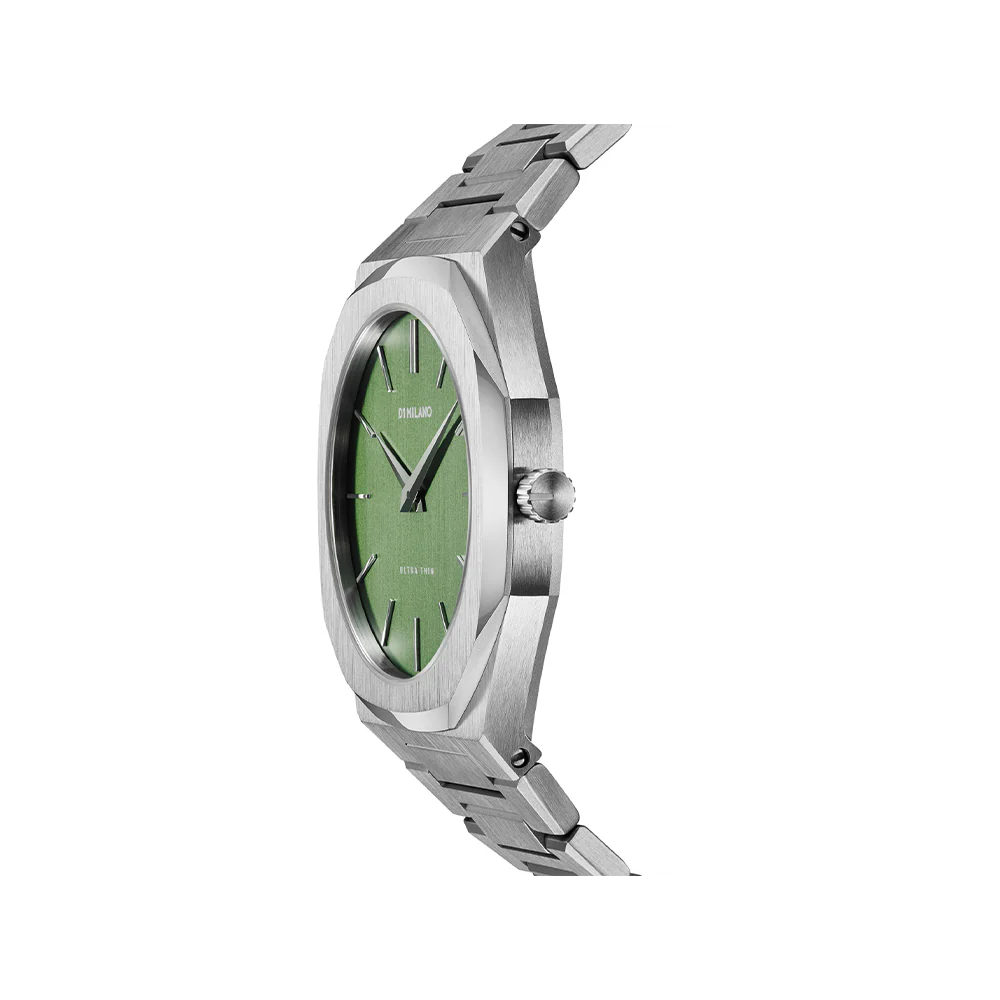 Men Ultra Thin Green Watch - Image 3