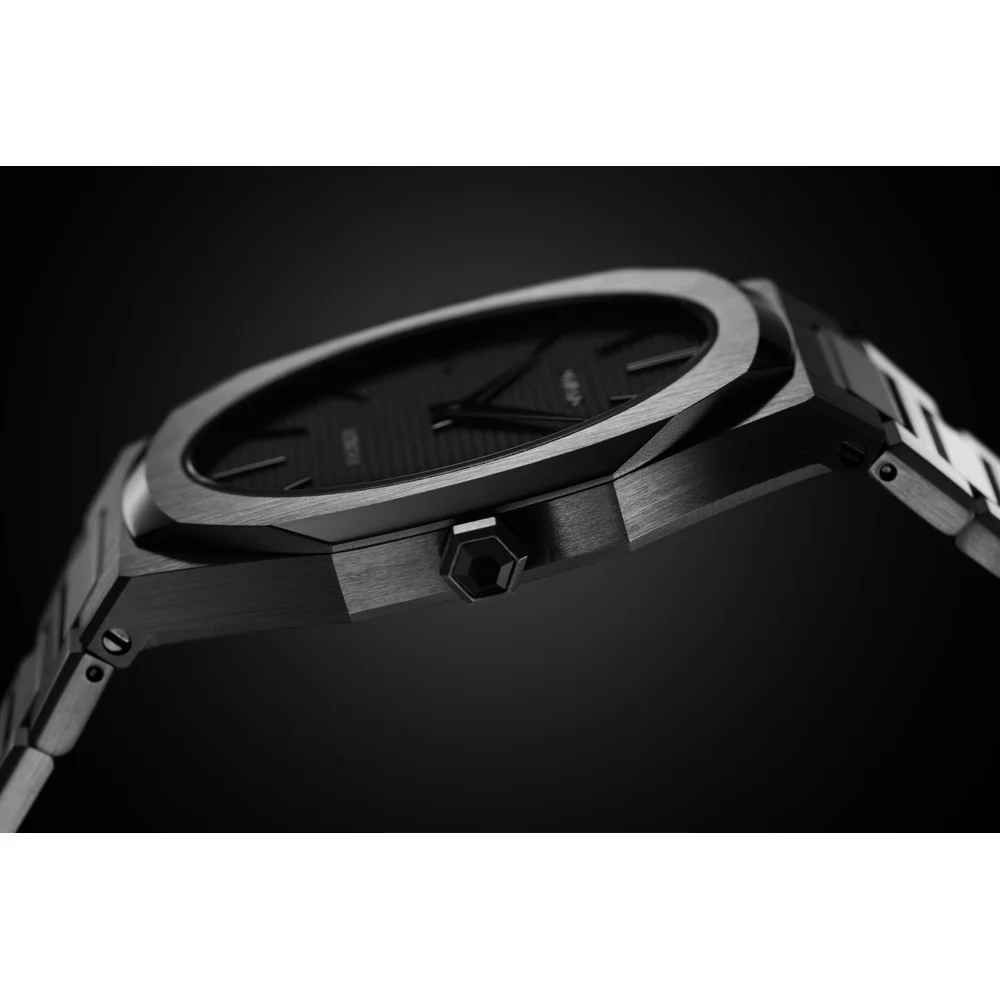 Men Ultra Thin Black Watch - Image 5