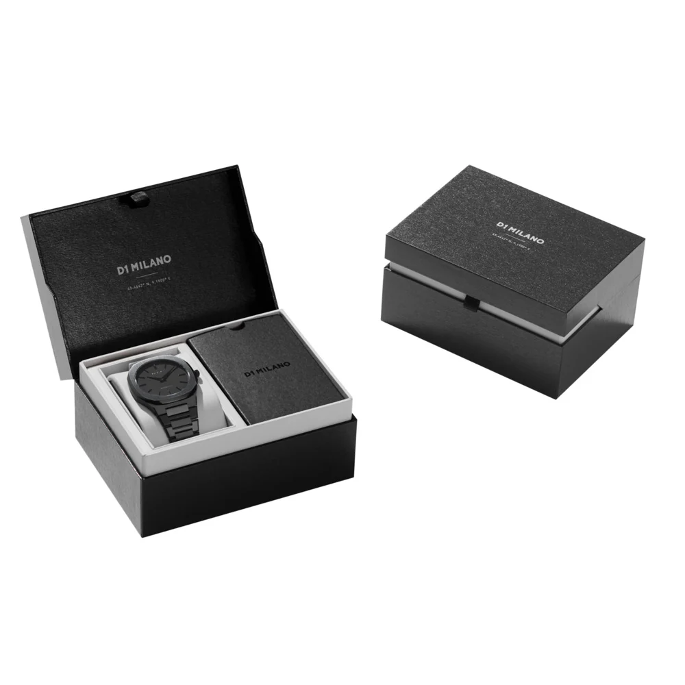 Men Ultra Thin Black Watch - Image 6
