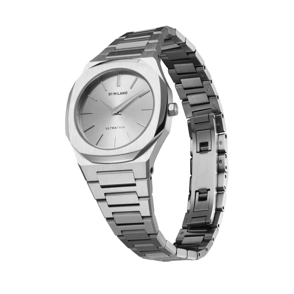 Women Ultra Thin Silver Watch - Image 3