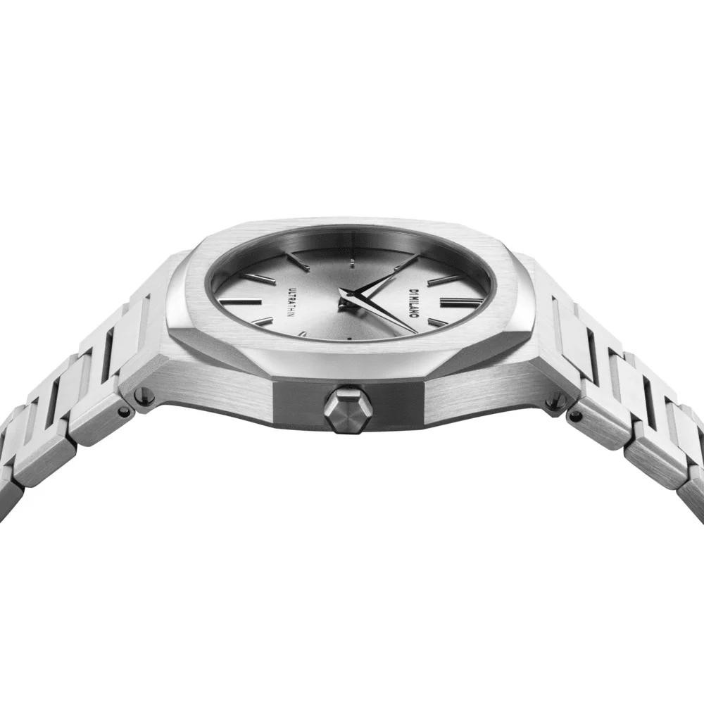 Women Ultra Thin Silver Watch - Image 4