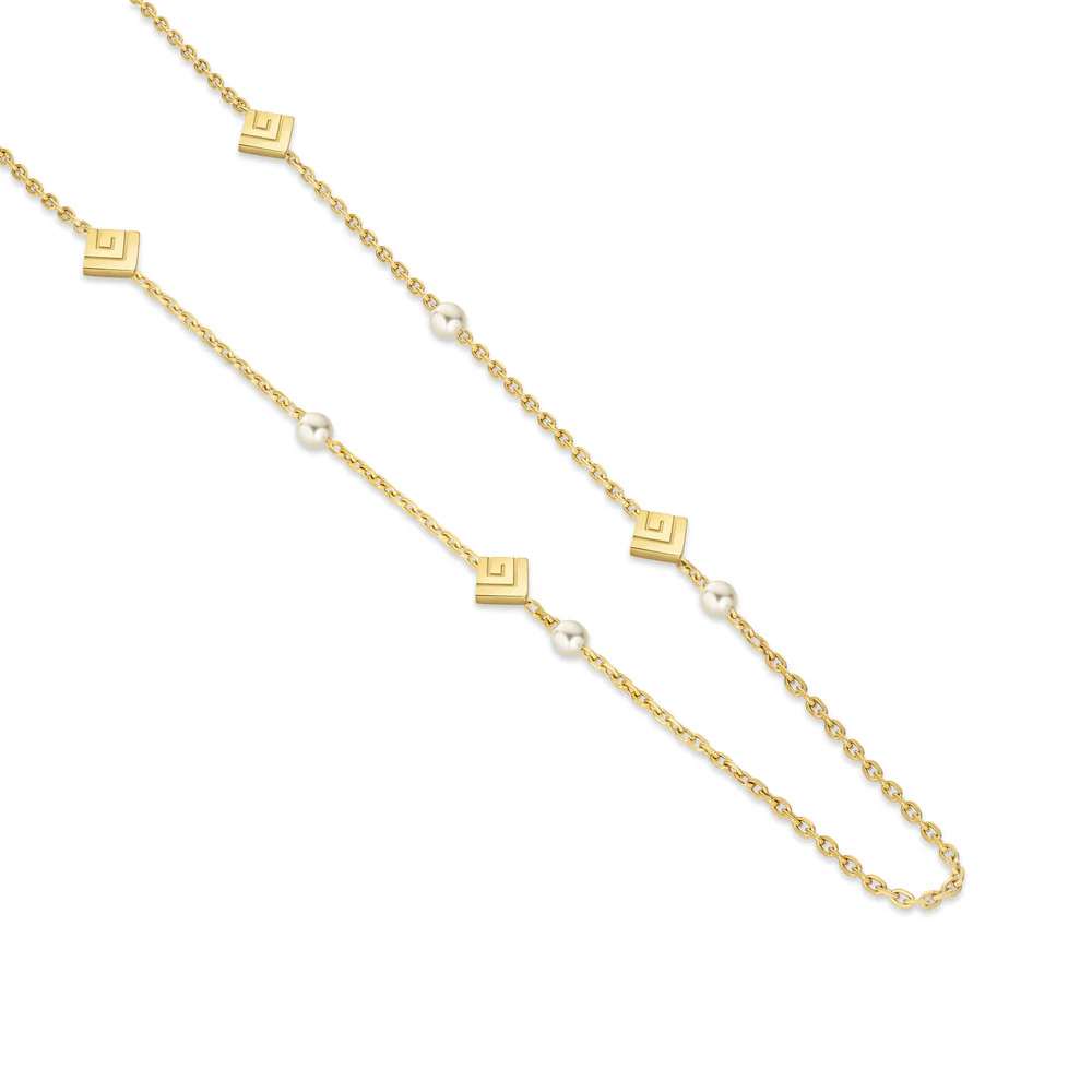 Women Audrey Golden Necklace - Image 2