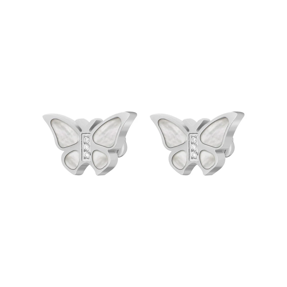 Women Bettina ButterFly Silver Earring - Image 3