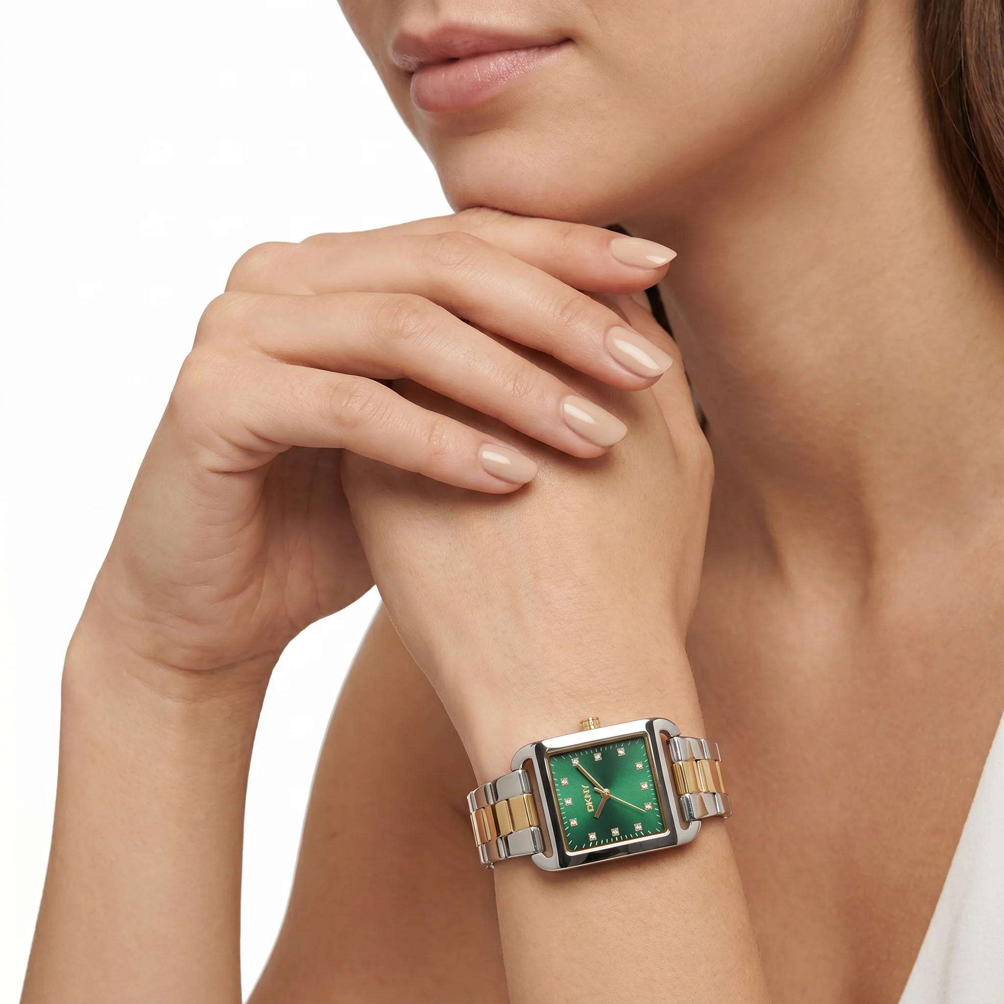Women City Midi Two Tone Watch - Image 2