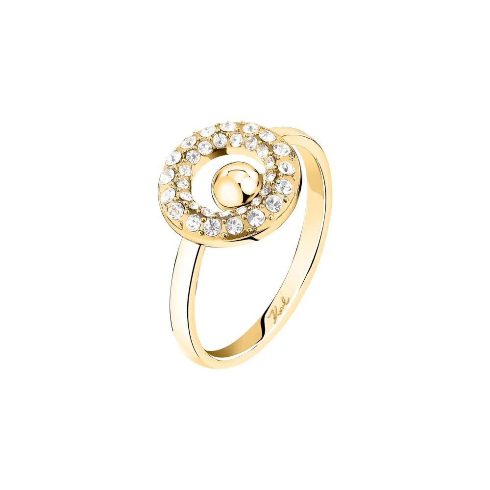 Women Crystals Gold Ring - Image 2