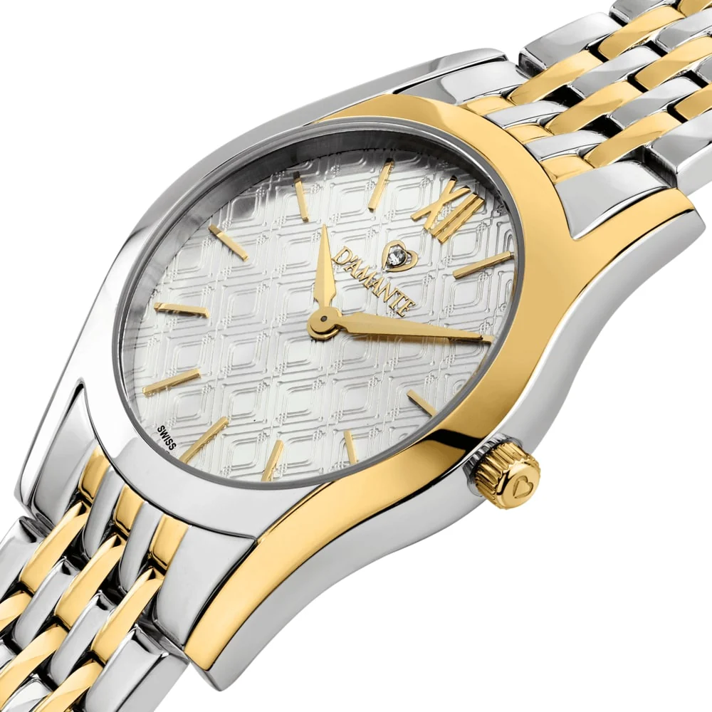 Women Eclypse Two Tone Watch - Image 4