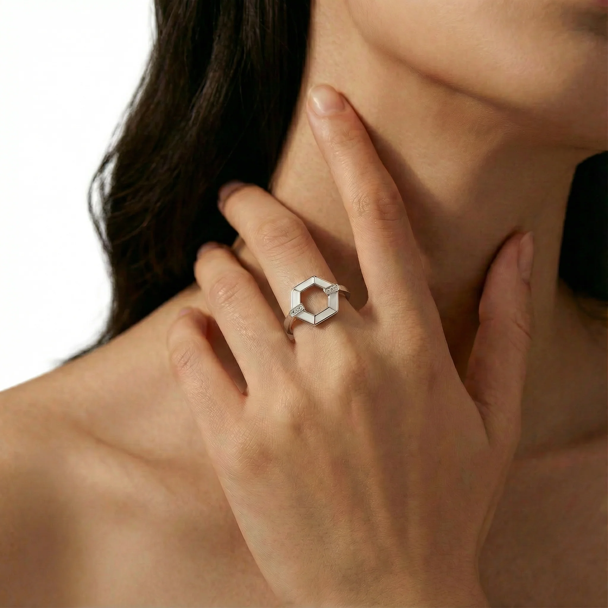 Women Hexora Ring - Image 4