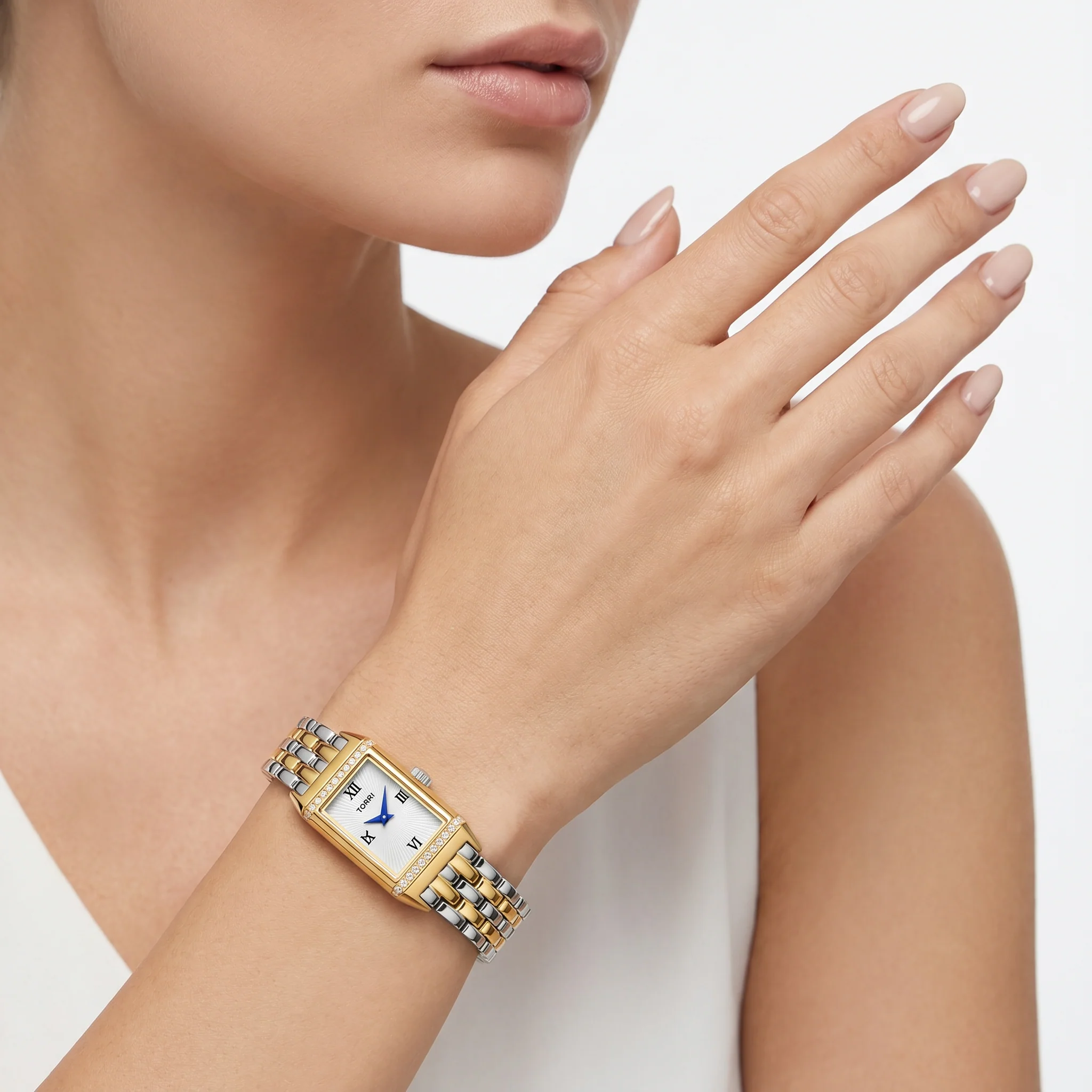Women Leandro Two Tone Watch - Image 2