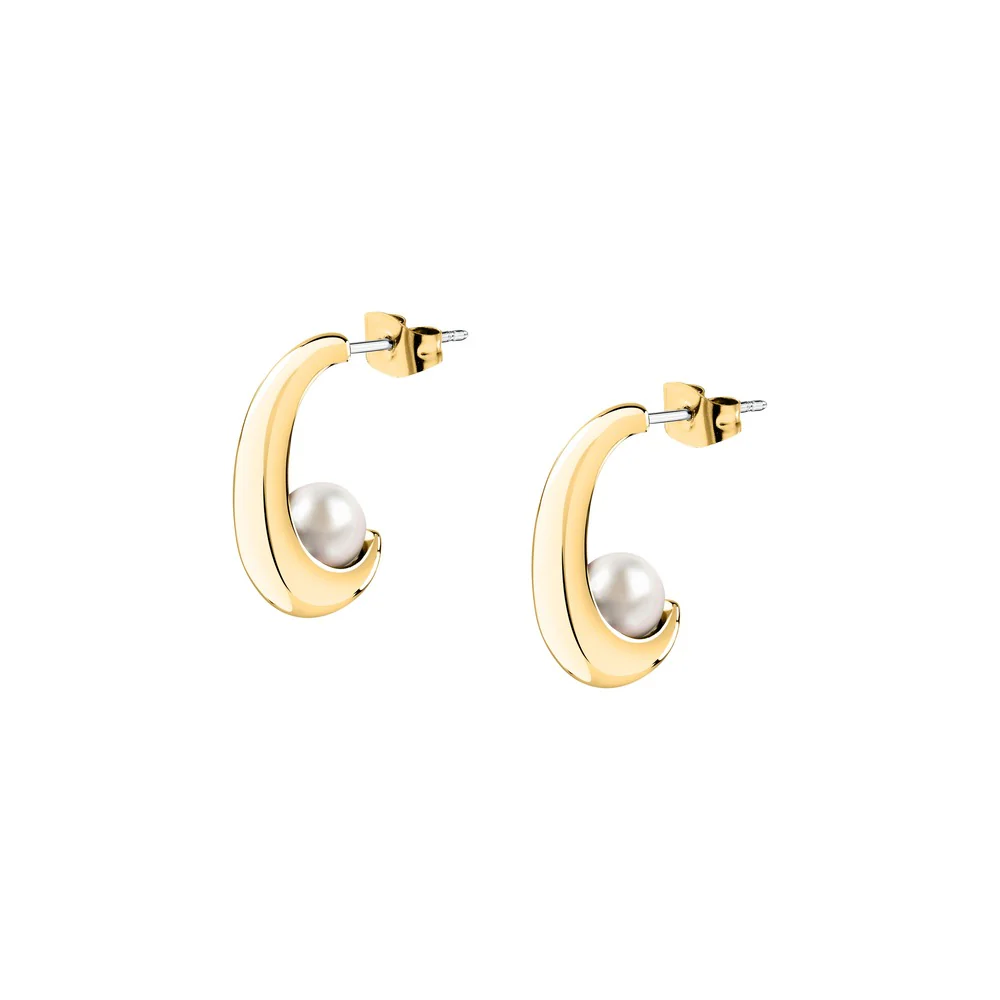 Women Pearl Gold Earring - Image 2