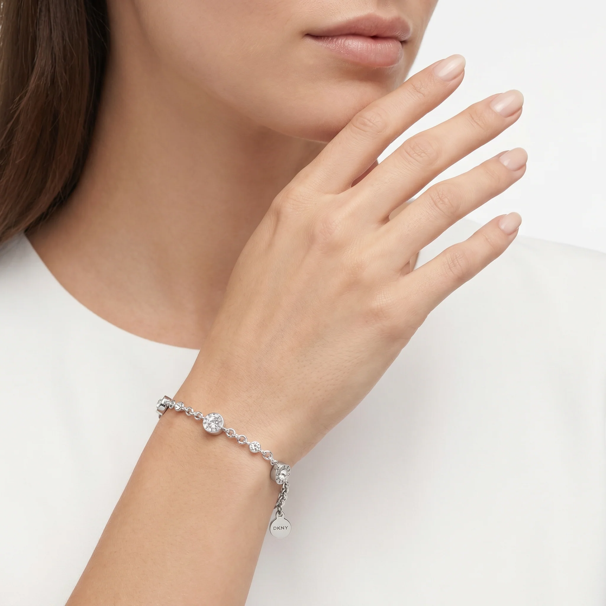 Women Rivet Logo Bracelet - Image 3