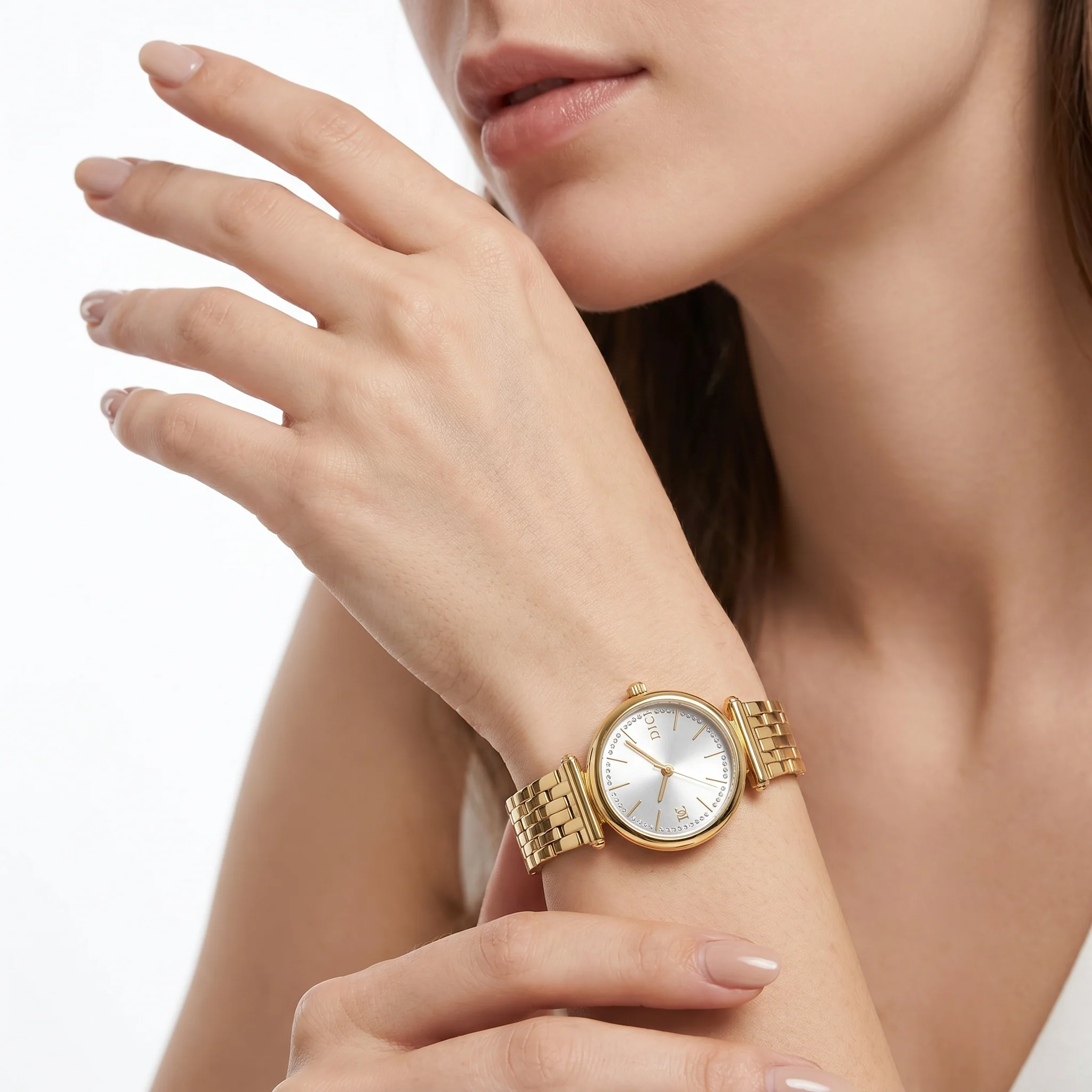Women Senerella Golden Watch - Image 2