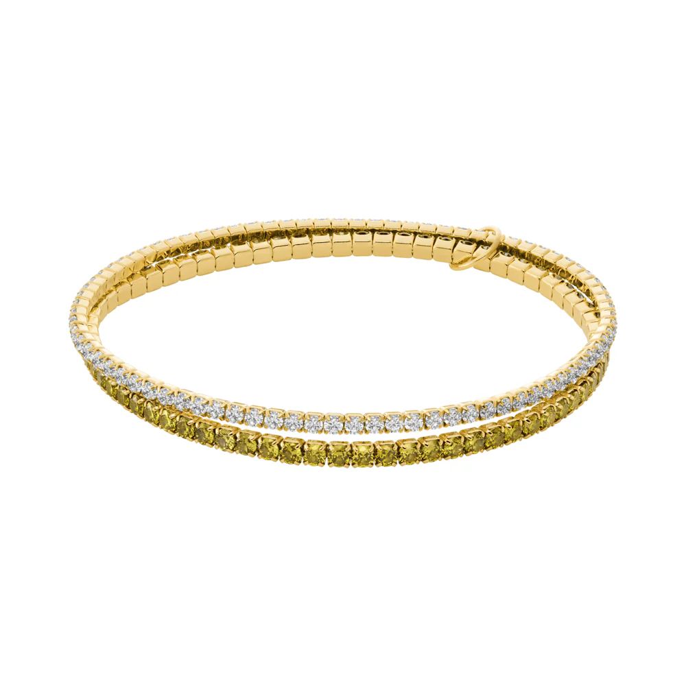 Women Two Tone Bracelet - Image 2