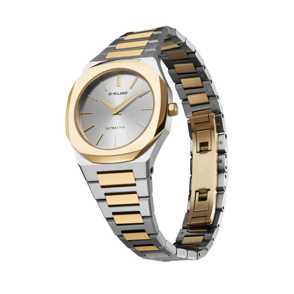 Women Ultra Thin Two Tone Watch - Image 3